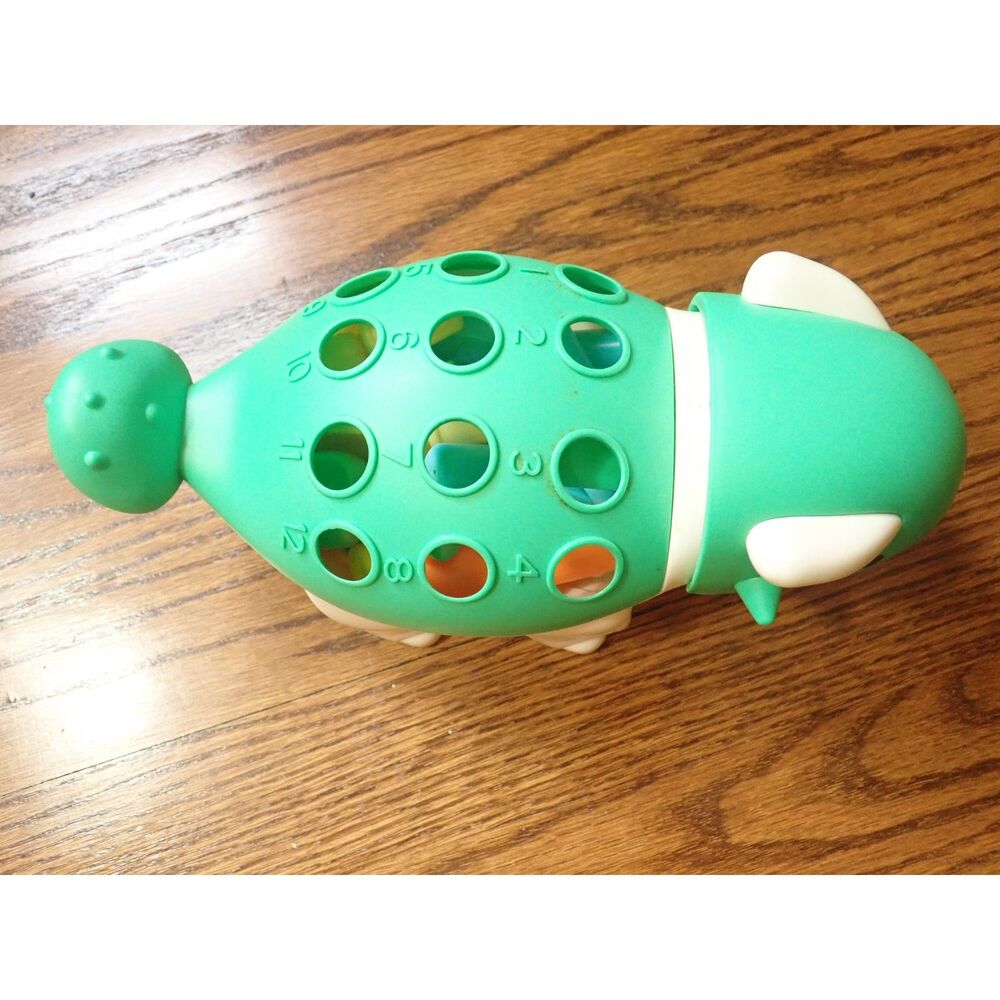 Shape Sorter Wonder Cube Dinosaur B Toy Wooden Vintage Fisher Price Lot Toys - Picture 10 of 11